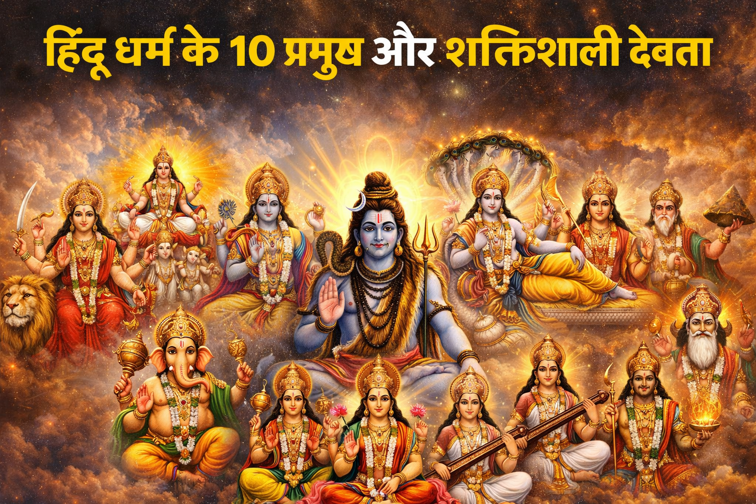 Shubhrishi-Top 10 Powerful Gods in Hinduism